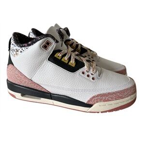 Nike Air Jordan 3 Retro ‘Red Stardust’ Floral GS Size 7Y (8.5Women) Sneakers New